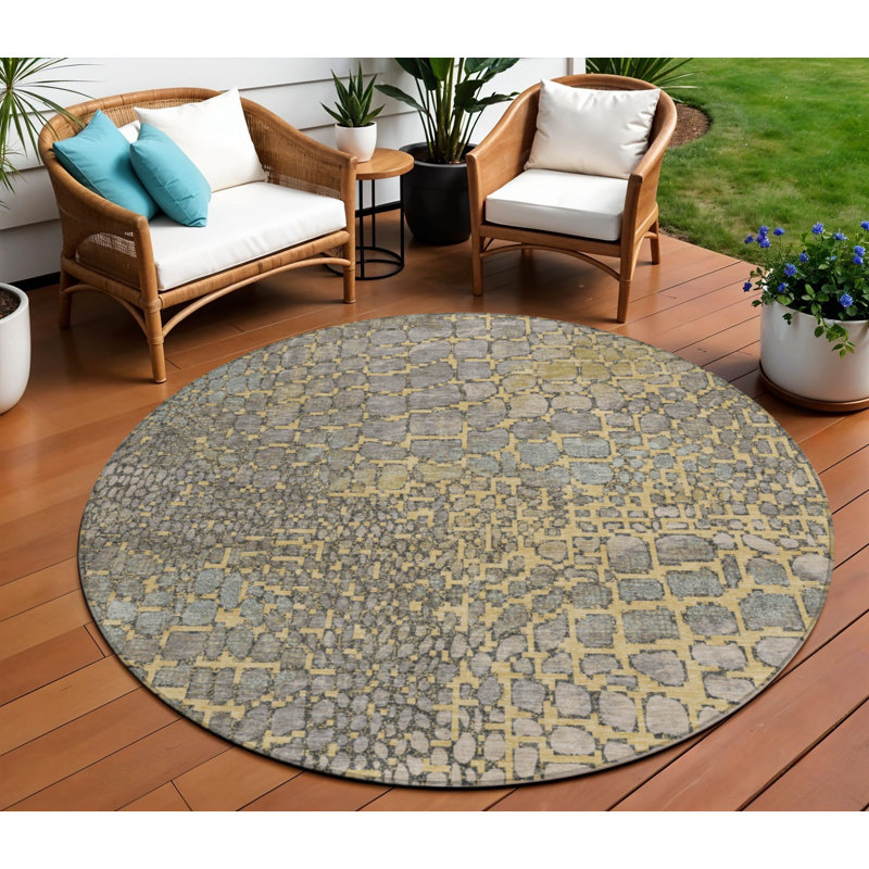 Tapis rond 8 po