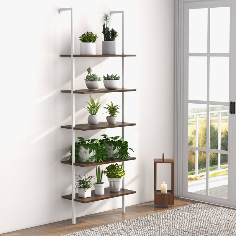 Ludwicka 5 Piece Tiered Shelf, White