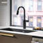 Robinet de cuisine à poignée simple Moen Inara Motionsense Wave-115637832