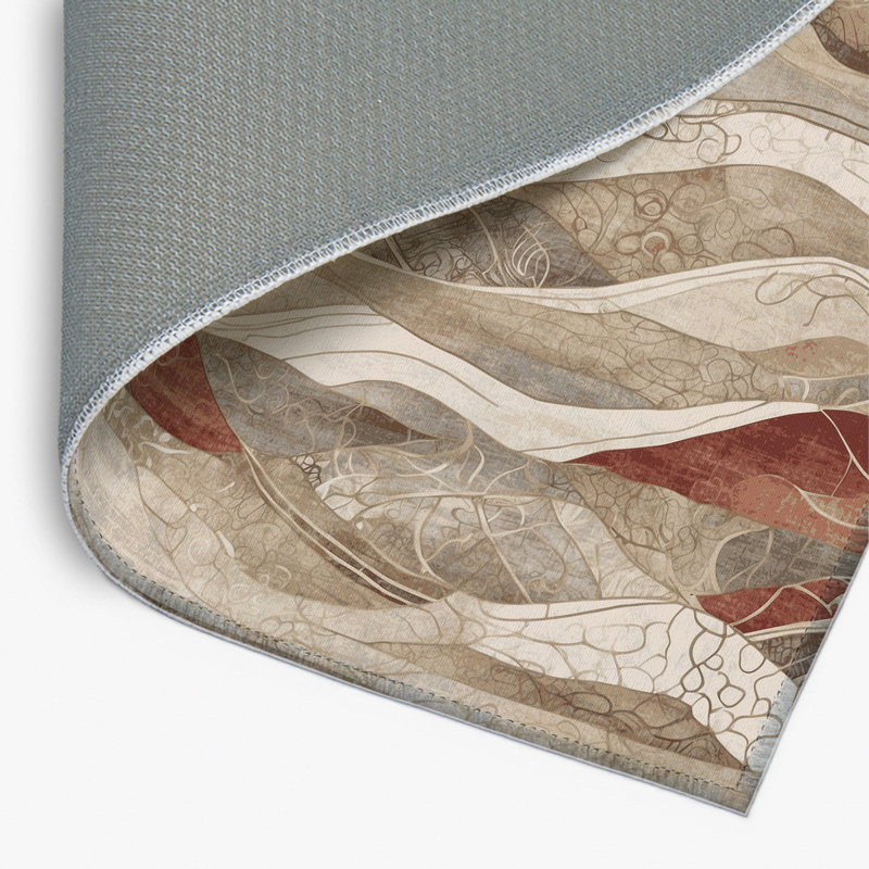Tapis intérieur et extérieur Echoed Glow, Rectangle 4pi x 6 pi