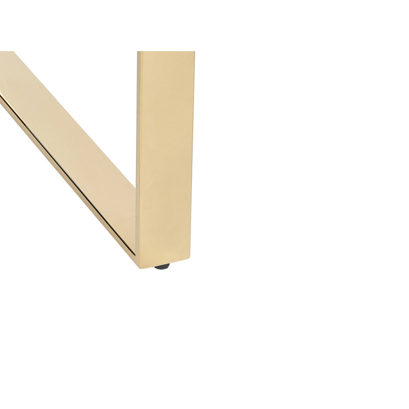 Nurlana 120cm Glass Top Console Table, Gold
