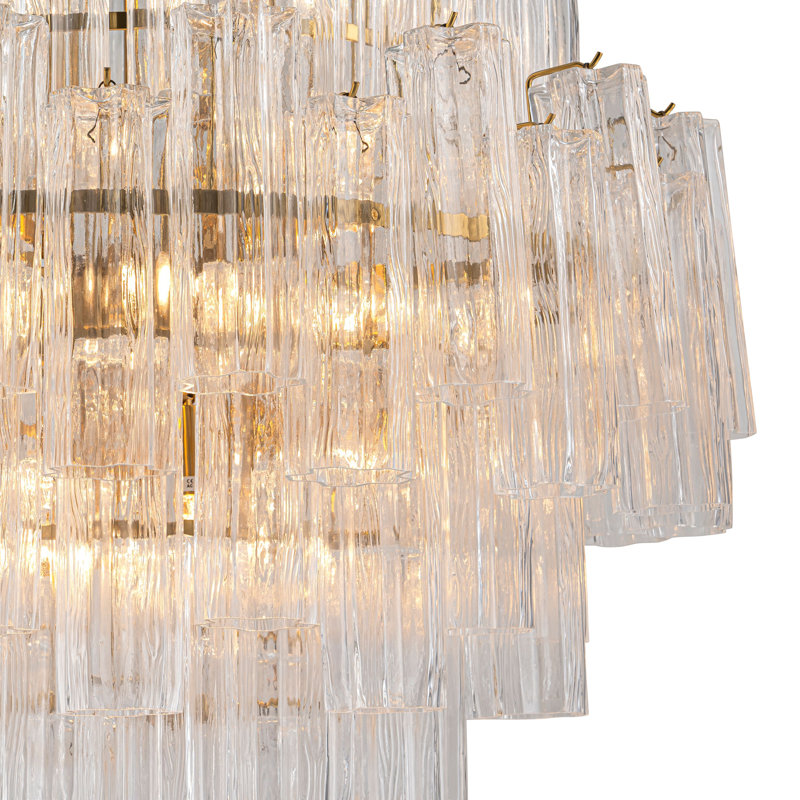 20 - Light Glass LED Chandelier