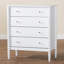 Commode à 4 tiroirs Lucera Mid-Century-921512009