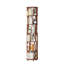 Bibliothèque rotative 100% bois massif sur roulettes-48945324