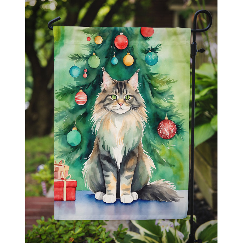 Drapeau de jardin Pixie Bob, MaineCoon