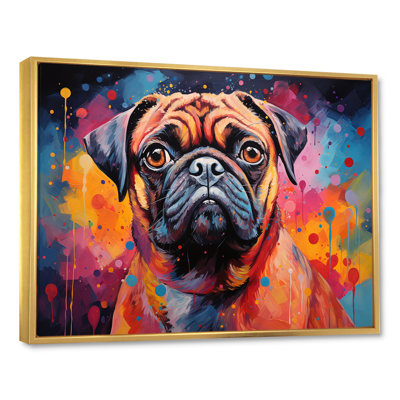Popart carlin parade sur toile