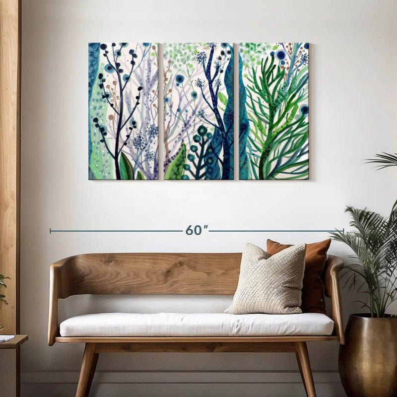 Harnek Algae, 28" H x 45" W