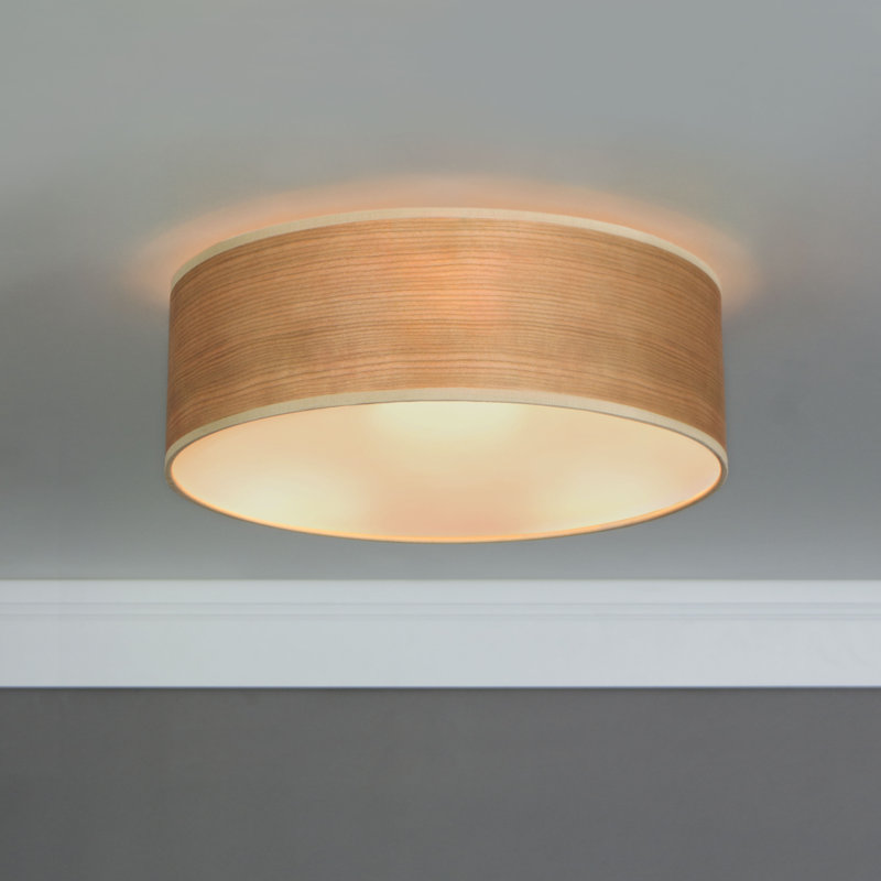 Tsuri Wood Flush Mount, Cherry
