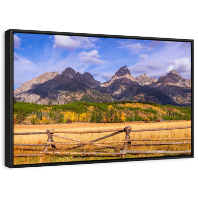 Grand Teton Scenery Canvas Print