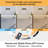 Modern Dimmable Crystal Led Long Chandelier-241973983
