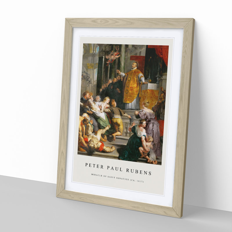 Miracles by Peter Paul Rubens - Picture Frame Painting, 65cm H x 48cm W x 2cm D