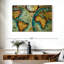 Carte du vieux monde sur toile-312494669