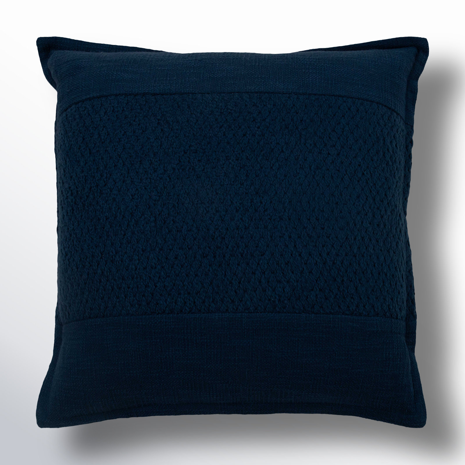20" x 20" Cotton Pillow Cover & Insert, Navy