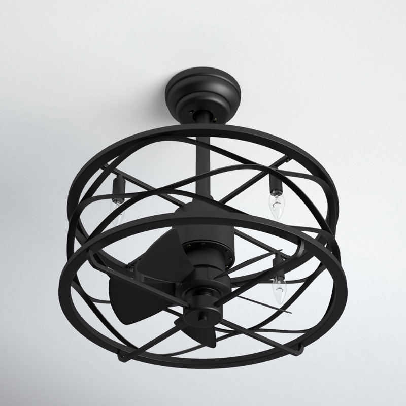 Pospisil 12'' Ceiling Fan with Light Kit