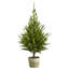 Arbre de Noël artificiel en pin vert 3,5 po