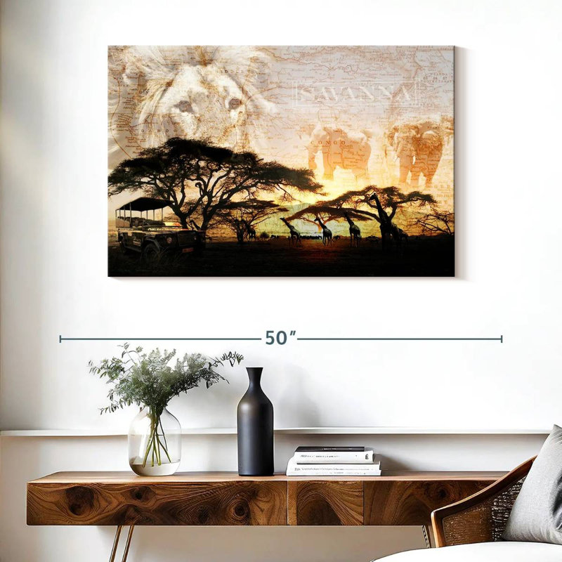Ravi Savanna, 26" H x 39" W