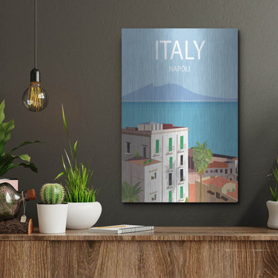 'Napoli' by Omar Escalante Metal Wall Art