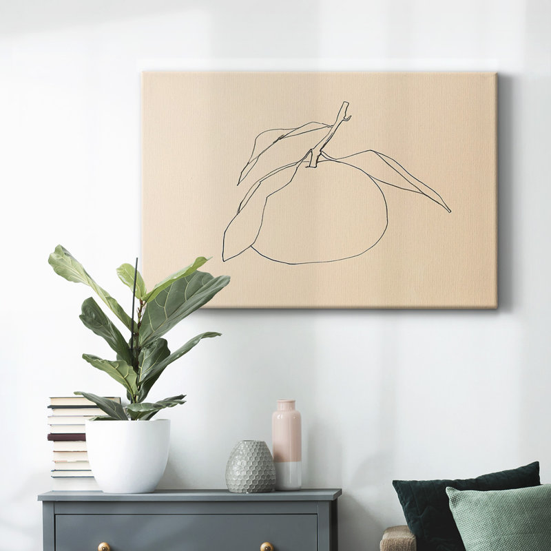 Toile tendue Citrus Contour I-Gallery, H 12 po x l 18 po