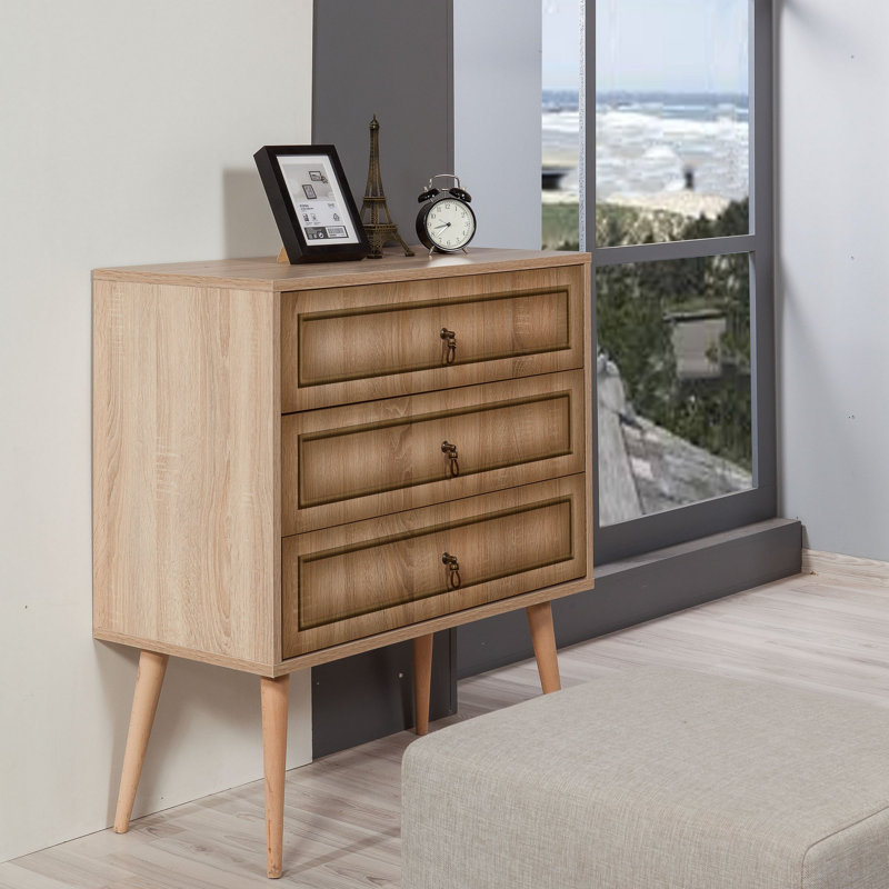 Commode 3 tiroirs l 31,5 po Bosley