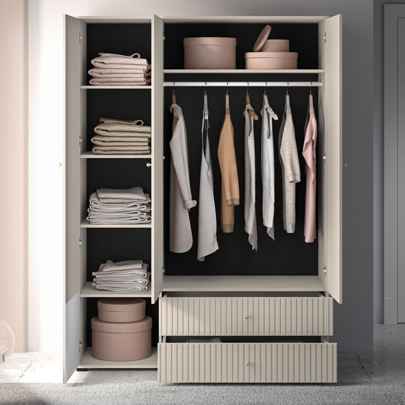 DROMA Manufactured Wood Wardrobe
