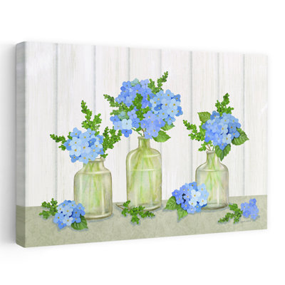 Bouquet d'hortensias, art printanier d'hortensia contemporain