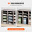Organisateur de documents en bois 27 compartiments, tablettes réglables, centre de courrier en panneau de fibres à densité moyenne, rangement pour dossiers scolaires, documents, papiers, magazines, gris