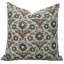 Housse de coussin lombaire à motif de blocs Fab printine, printemps été, décoration intérieure (Chahat, brun) 14 po x 36 po-102753223-102753221-102753218