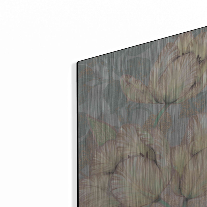 Winston Porter, «Trois Fleurs Collection D» par Tim O'Toole, art mural en métal, 12 po x 12 po