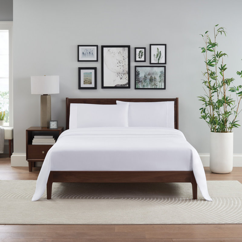 Rayon Sheet Set, White, California king