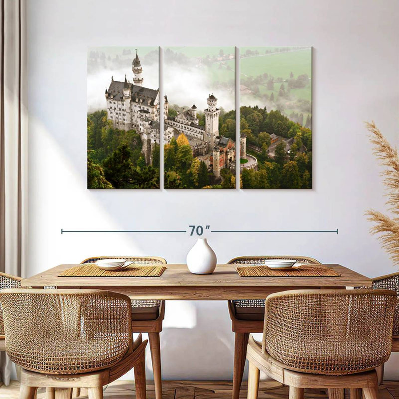 Lilie Misty Neuschwanstein Castle, H 36 po x l 57 po