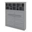 Queen Size Murphy Bed With Top Shelves & USB-972517231