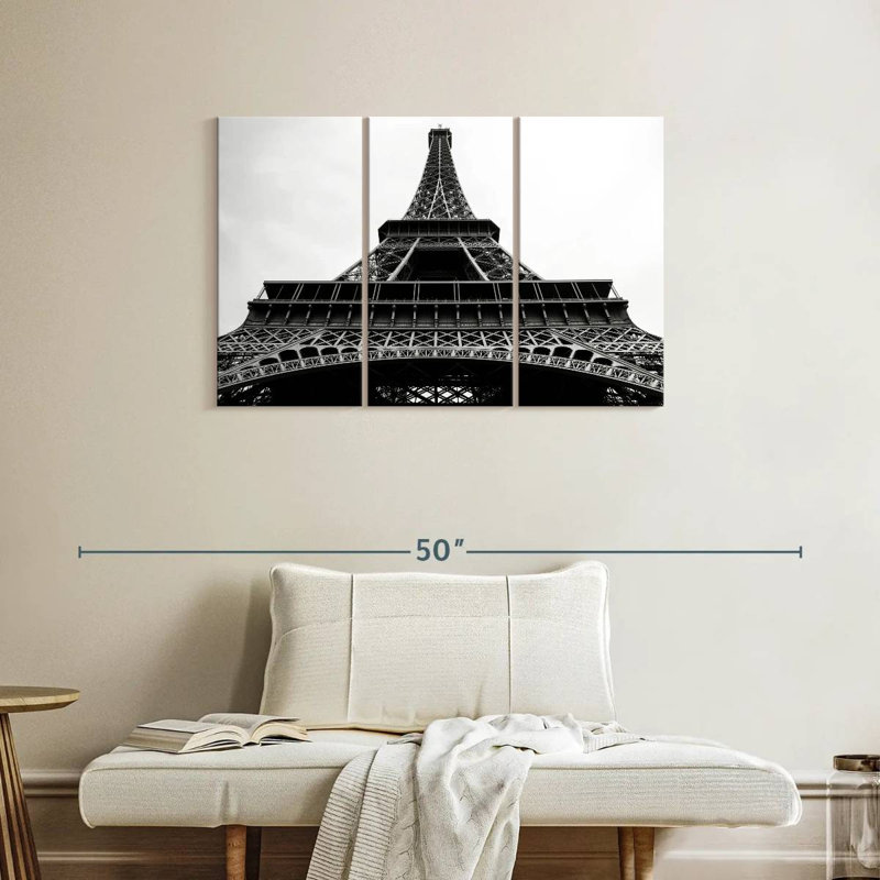 Tour Eiffel Lilie, H 24 po x l 38 po