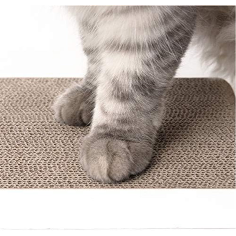 Cat Scratcher Cardboard Cat Scratch Pad With Premium Scratch Textures Design Durable Cat Scratching Pad Reversible