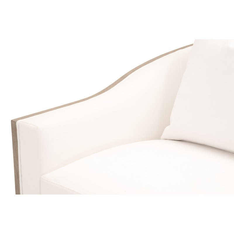 Fauteuil club pivotant de 36 po Como