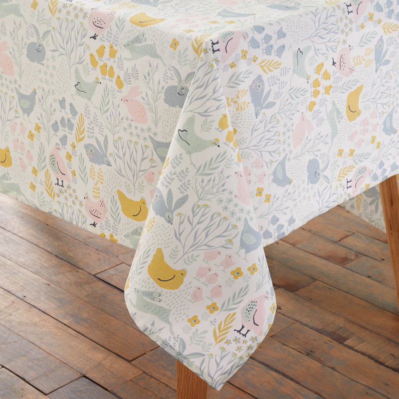 Cottage Friends Table Cloth, 137cm W x 178cm L
