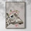 «Peek A Boo Giraffe II», reproduction encadrée - bois massif-1576407070