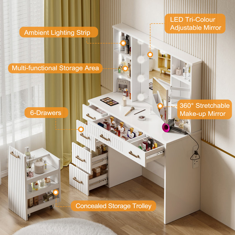 Dressing Table with Mirror