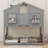 Twin Over Twin House Bunk Bed With Roof, Windows-109554514