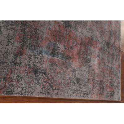 Tapis moderne à motif abstrait All-Over 5 x 7