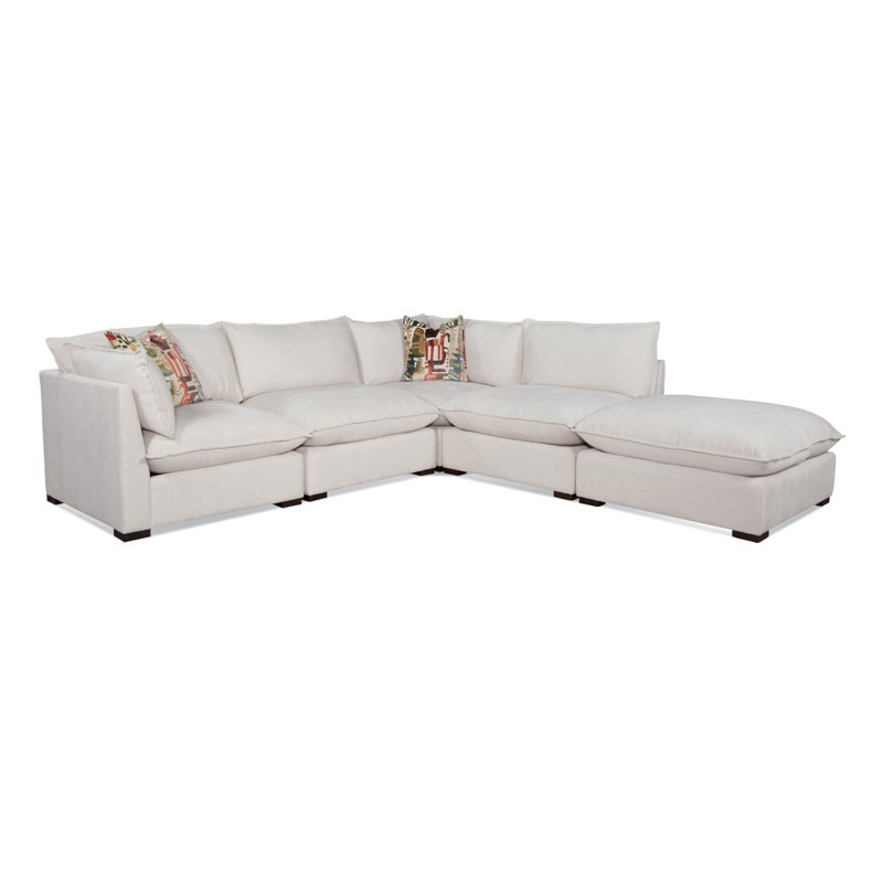 Kamila Sectional, Elite Dove; 0321-85, Black