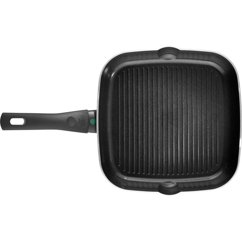 Ledro Grill pan, 28 cm, square, aluminium, Ceramic non-stick coating