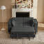 Canapé en chenille avec table d'appoint et port USB-1452294558