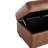 Faux Leather Ottoman with Storage, Foot Rest Stool-1247386040