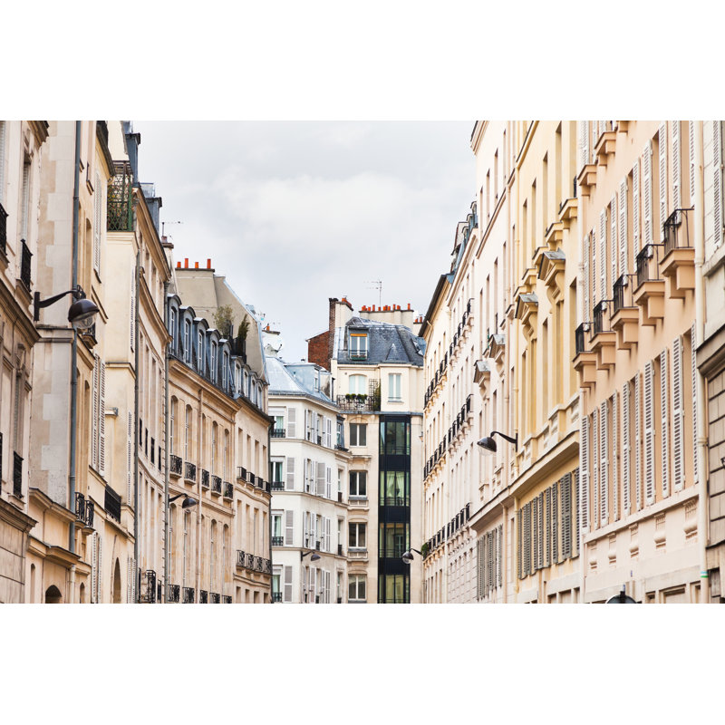 Many Large Beautiful Buildings In Paris by VvoeVale - Wrapped Canvas Print, 30cm H x 46cm W