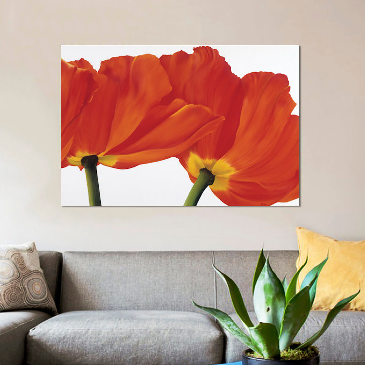 « spring danse », reproduction d’impression sur toile, H 12 po x l 18 po x P 1,5 po, Toile tendue