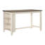 Table multifonctionnelle à hauteur de comptoir 5 pièces avec 4 tabourets garniture cloutée en tissu-1538385319-1538385314