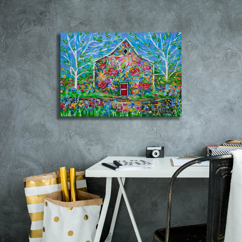 "Inside Out House" par Estelle Grengs, H 18 po x l 26 po x P 0,75 po
