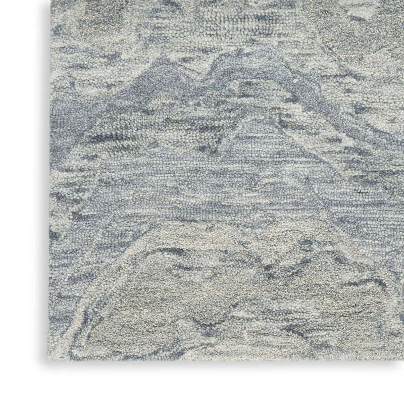Anthonia Abstract Wool Hand Woven Area Rug, Rectangle 259 x 351 cm