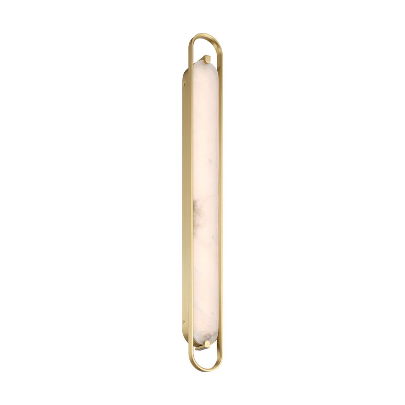 Noga, Vanity , 46", Alabaster, Gold