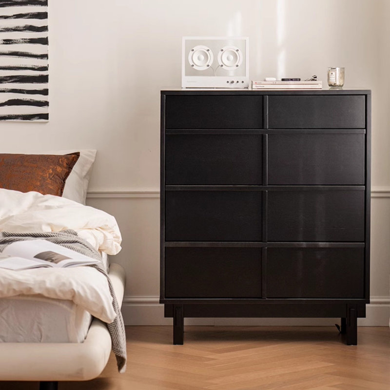 Armoire de rangement de luxe de style rétro, Noir